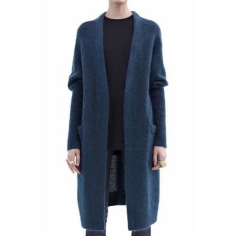 Acne Studios Raya Mohair Open Front Cardigan